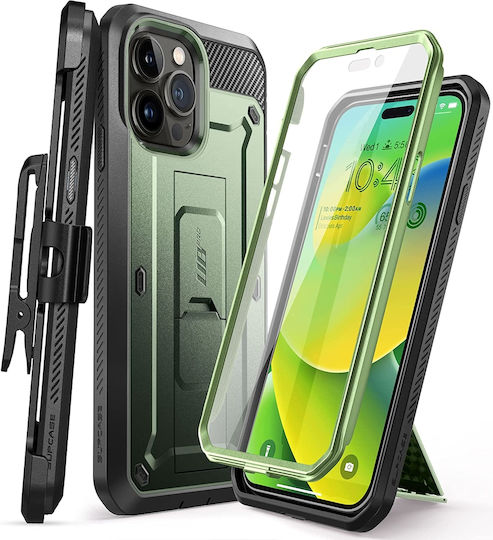 Supcase Unicorn Beetle Pro 360 Full Cover Πλαστικό 2mm Πράσινο (iPhone 14 Pro)