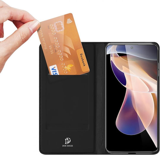 Dux Ducis Skin Pro Holster Book Δερματίνης Μαύρο (Redmi Note 11 Pro+ 5G)