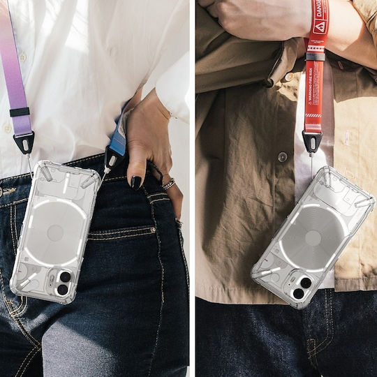 Ringke Fusion X Clear Back Cover Silicon 2mm cu Curea Transparent (Nothing Phone 2)