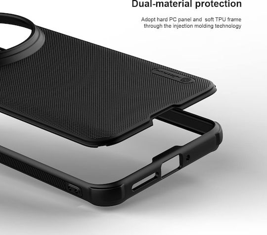 Nillkin Super Frosted Pro Umschlag Rückseite Kunststoff / Silikon 0.5mm Wasserdicht Schwarz (Xiaomi 14 Ultra)