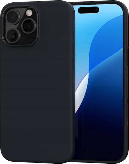 Spacecase Pure Mag Задна корица Пластмаса / Силикон Черен (iPhone 16 Pro Max)