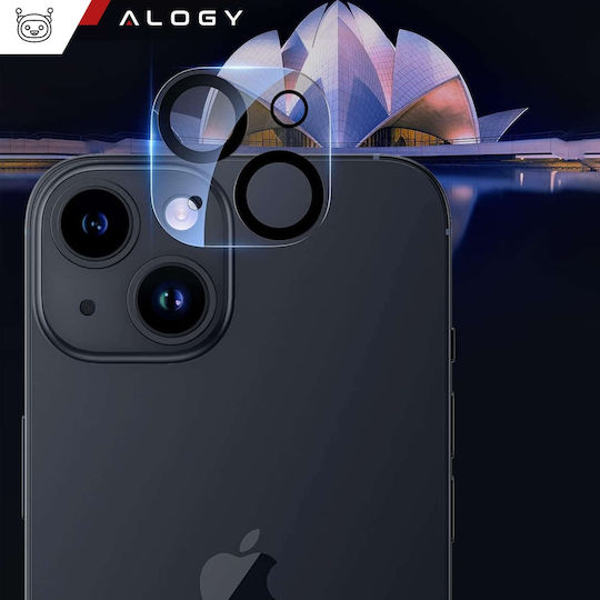 Alogy Hybrid 360 Vollschutz Gehärtetes Glas Schwarz (iPhone 14 Plus)