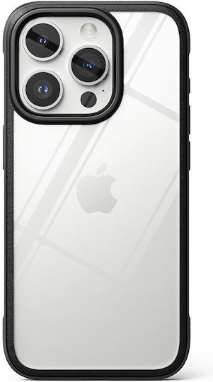Ringke Fusion Bold Задна корица Пластмаса / Силикон Черен (iPhone 15 Pro)