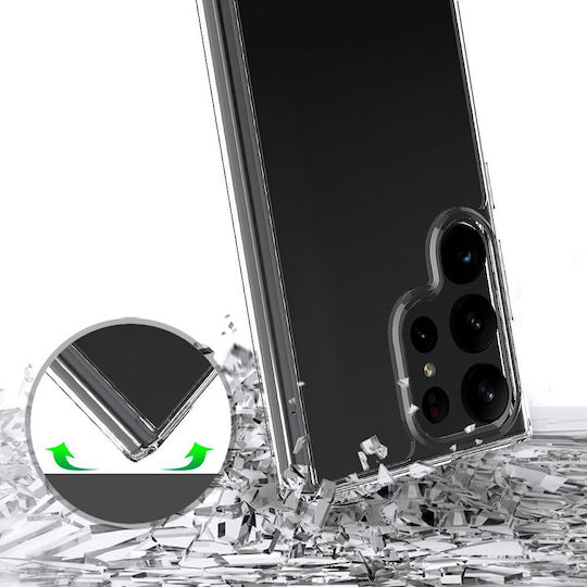 Tech-Protect Flexair Hybrid Задна корица Пластмаса / Силикон 1.5мм Прозрачен (Galaxy S23 Ultra)
