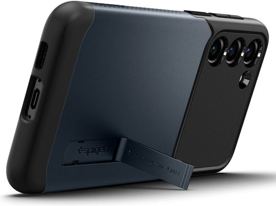Spigen Slim Armor MagFit Back Cover Plastic / Silicon 2mm ardezie metalică (Galaxy S23+)