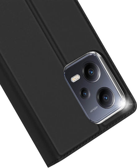 Dux Ducis Skin Pro Series Book Δερματίνης Μαύρο (Redmi Note 12 Pro+)