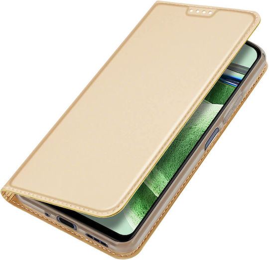 Dux Ducis Skin Pro Книга Изкуствена кожа Златист (Xiaomi Redmi Note 12 5G / Poco X5 5G)
