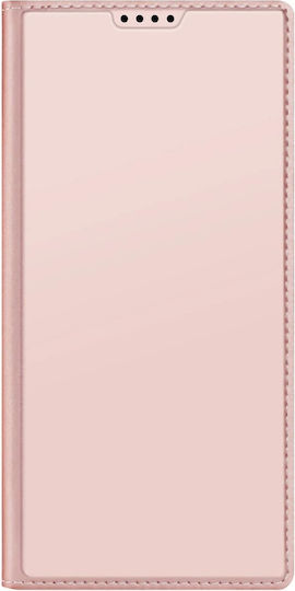 Dux Ducis Skin Pro Buchen Sie Synthetisches Leder / Leder Rosa (Samsung S24 Ultra)