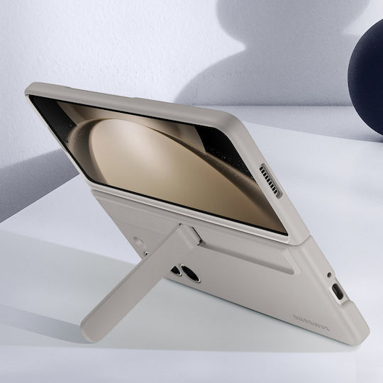 Samsung Back Cover Silicone with Strap Beige (Galaxy Z Fold 5, Samsung)