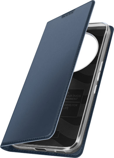 Dux Ducis Book Piele artificială / Silicon / Plastic Albastru (Honor Magic6 Lite 5G)