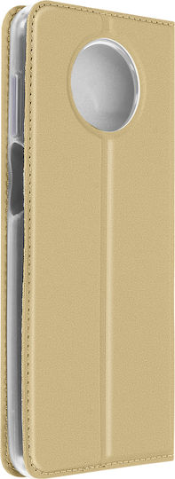 Dux Ducis Skin Pro Book Synthetic Leather Gold (Redmi Note 9T)