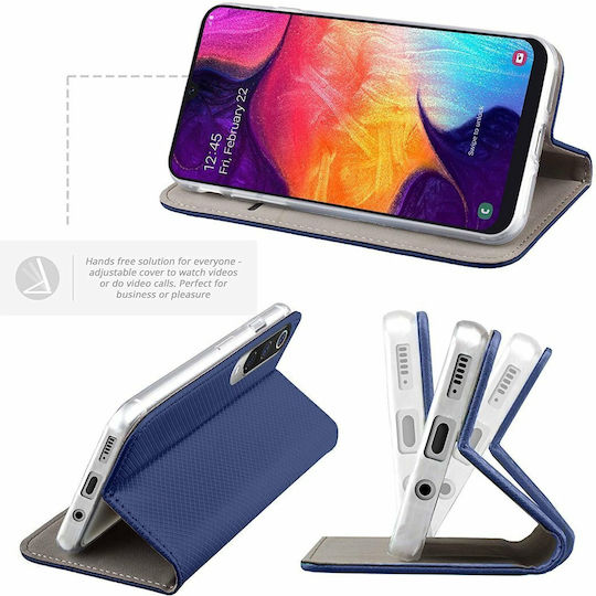 Smart Magnet Book Δερματίνης Μπλε (Redmi Note 10 / 10s / Poco M5s)