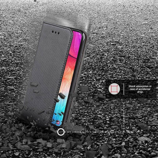 Smart Magnet Книга Пластмаса Черен (Galaxy A03s)
