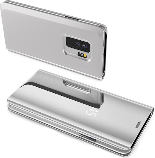 Hurtel Clear View Book Plastic Silver (Galaxy A71)