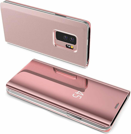 Hurtel Clear View Book Plastic Rose Gold (Galaxy A20s)