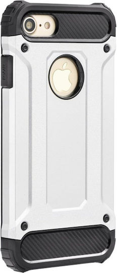 Hurtel Tough Armor Back Cover Πλαστικό Ασημί (Galaxy S9)