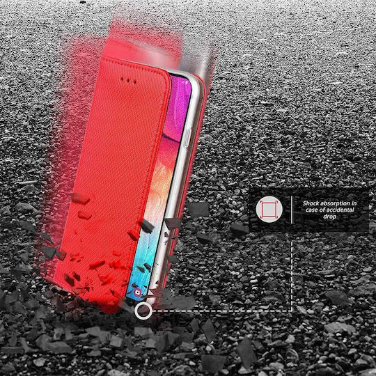 Smart Book Πλαστικό Κόκκινο (Realme 8 5G)