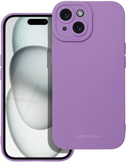 Roar Luna Back Cover Σιλικόνης Μαγνητικό Μωβ (iPhone 15)
