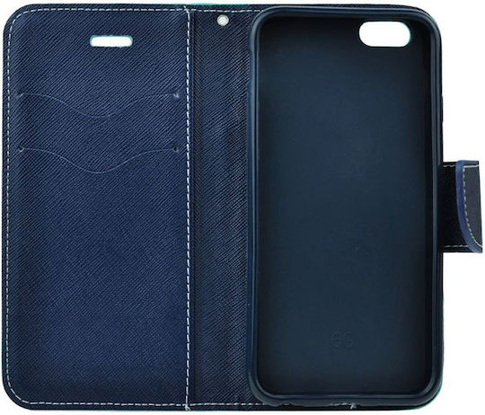 Fancy Brieftasche Synthetisches Leder Marineblau (Redmi Note 10 Pro)