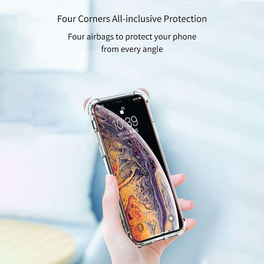 Sonique Armor Back Cover Silicon Transparent (Galaxy A50)