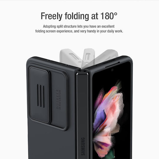 Nillkin Camshield Silky Back Cover Σιλικόνης Μαύρο (Galaxy Z Fold4)