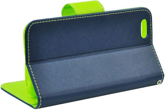 Wallet Δερματίνης Navy Μπλε (Poco M4 Pro)