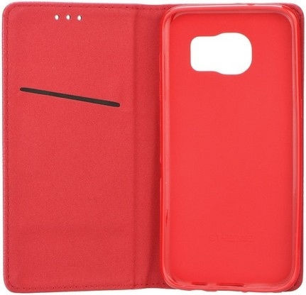Smart Magnet Book Piele artificială 2mm Roșu (Galaxy M33)