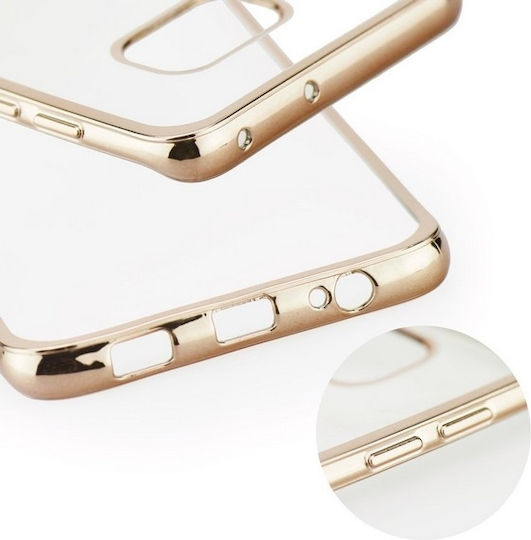 Forcell ELECTRO Jelly Umschlag Rückseite Silikon Gold (Huawei P20 Lite)