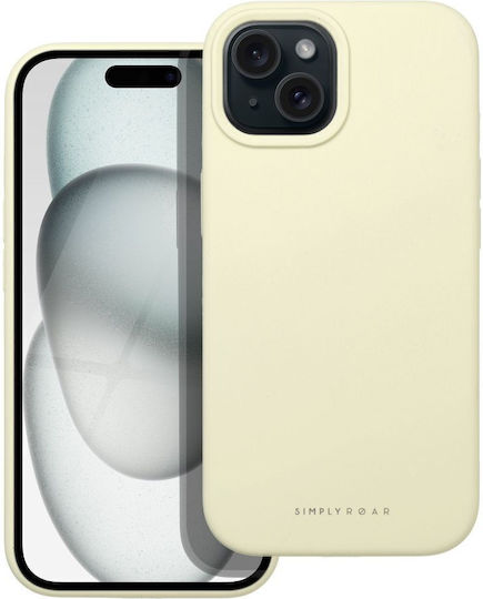 Roar Cloud-skin Back Cover Silicone Yellow (iPhone 15)