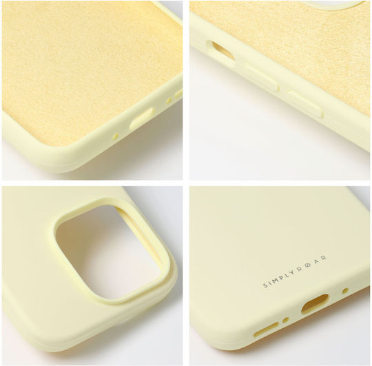 Roar Cloud-skin Back Cover Silicone Yellow (iPhone 15)