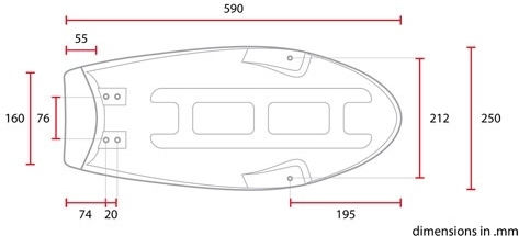 Moto Discovery Motorcycle Saddle for Yamaha SR SCRSR-SCRAMBLER-MD