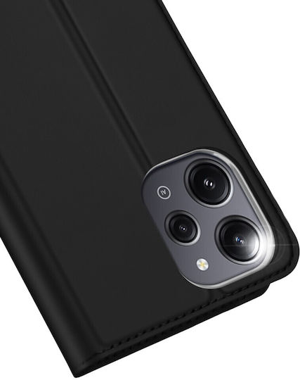 Dux Ducis Skin Pro Wallet Synthetic Leather / Silicone / Leather Black (Xiaomi Poco M6 Pro/Redmi 12/Redmi 12R)