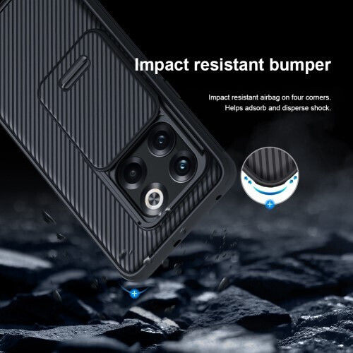 Nillkin Camshield Pro Back Cover Πλαστικό Μαύρο (OnePlus 10T)