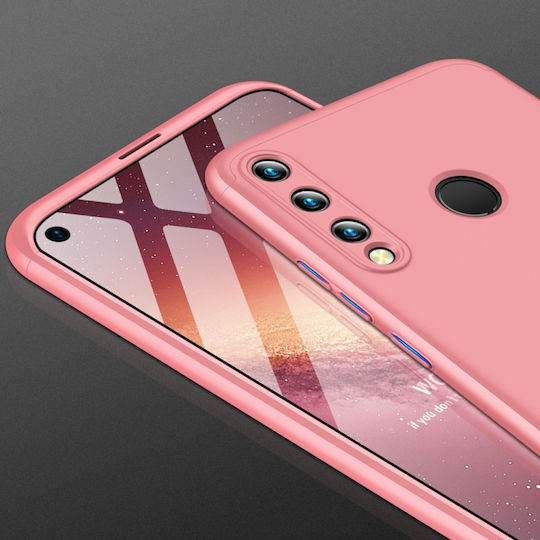 GKK 360 Full Cover Πλαστικό Ροζ Χρυσό (Huawei P40 Lite E)