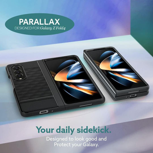 Caseology Caseology Parallax Back Cover Plastic / Silicone Matte Black (Galaxy Z Fold5)
