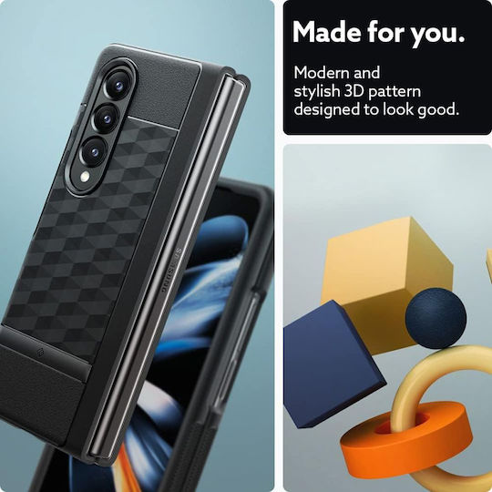 Caseology Caseology Parallax Back Cover Plastic / Silicone Matte Black (Galaxy Z Fold5)