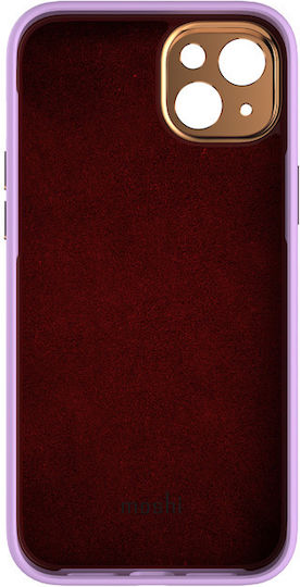 Moshi Napa Slim Back Cover Piele artificială Lavender Purple (iPhone 14 Plus)