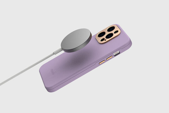 Moshi Napa Slim Back Cover Piele artificială Lavender Purple (iPhone 14 Plus)