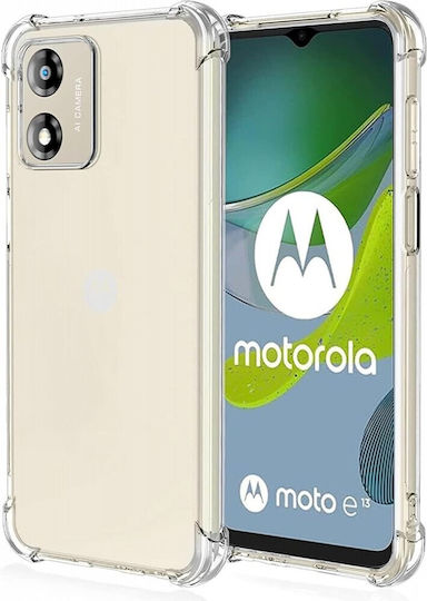 Anti Shock 1,5 mm Задна корица Силикон 1.5мм Магнитен Прозрачен (Moto E13)