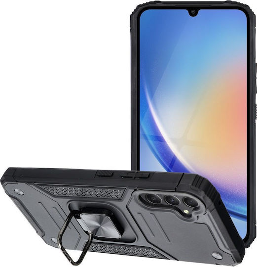 Nitro Back Cover Σιλικόνης Μαύρο (Galaxy A34)