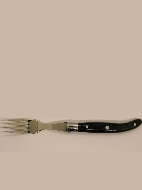 Claude Dozorme Laguiole Set of Forks Table Black 6pcs