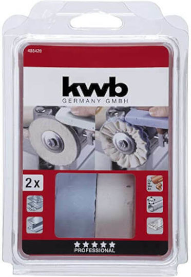KWB 485420 Σετ Γυαλίσματος 20x20mm 2τμχ