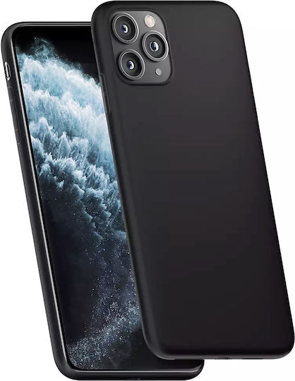 3MK Matt Back Cover Silicon 1.2mm Negru (iPhone 14)