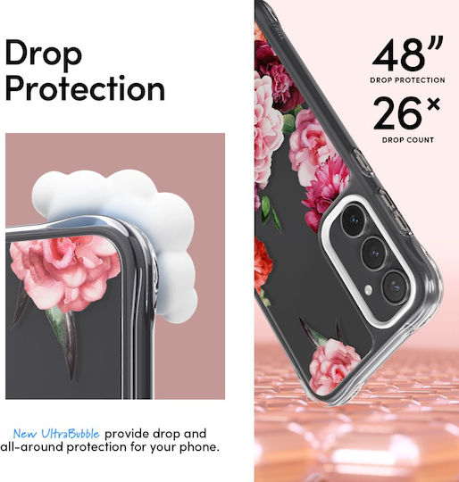 Spigen Cyrill Cecile Back Cover Silicon 2mm Rose Floral (Galaxy S23 FE)