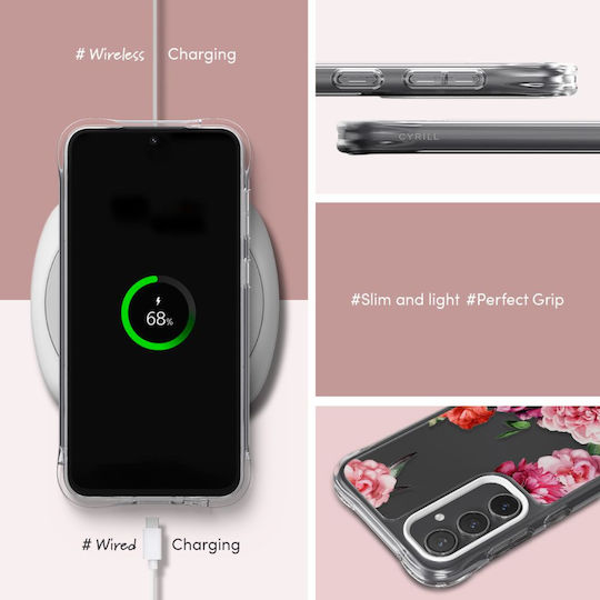Spigen Cyrill Cecile Back Cover Silicon 2mm Rose Floral (Galaxy S23 FE)