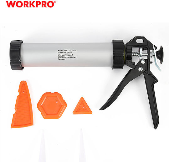 WorkPro WP224002 Пистолет за Силикон Затворен тип 310мл