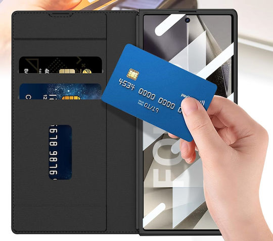 Калъф Портмоне Клапа Samsung Galaxy Z Fold 7 5G Черен Въглен
