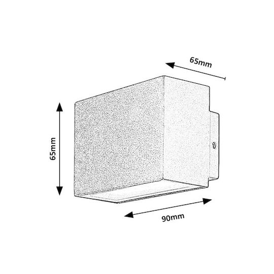 Rabalux Mataro Wall-Mounted Outdoor Light LED IP54 7W