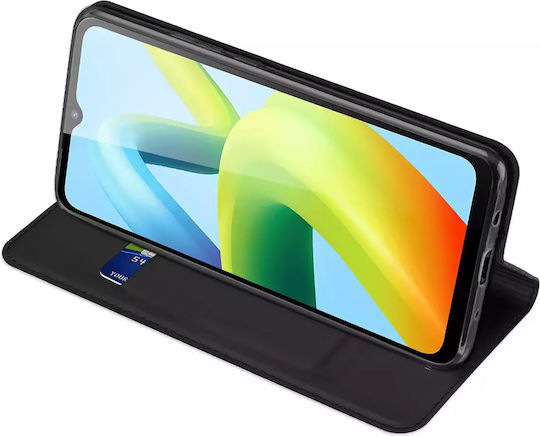 Dux Ducis Skin Pro Series Buchen Sie Synthetisches Leder Schwarz (Redmi A1)