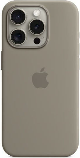Apple Back Cover Silicone Clay (iPhone 15 Pro Max)
